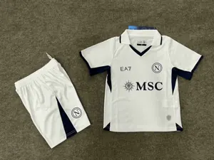 24-25 Napoli Away Kids Kits Youth Apparels AAAAJersey Supplier Yupoo