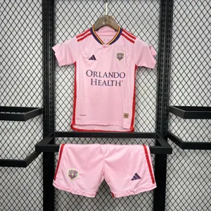 24-25 Orlando City Away Kid Kits Youth Apparels AAAAJersey Wholesale Yupoo