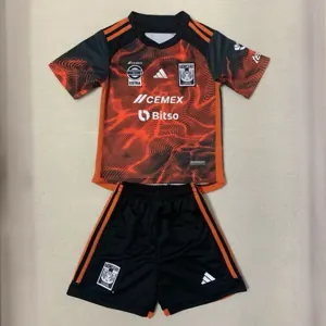 23-24 Tigres UANL Third Kids Kits Children Sets Soccer Jerseys Yupoo