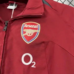 05-06 Arsenal Retro Red Windbreaker Jackets Yupoo 2