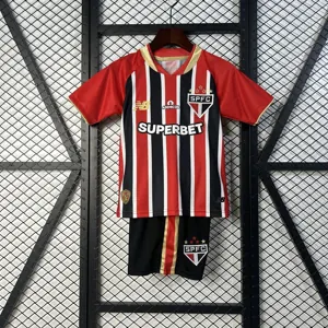 25-26 Sao Paulo Away Kid Kits Youth Apparels Soccer AAAAJersey Yupoo