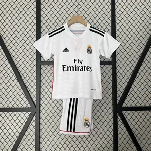 14-15 Real Madrid Kids Retro Home Kit Cheap Jerseys Yupoo