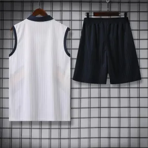 23-24 Real Madrid Training Vest Suits White Sleeveless Kit Soccer Jerseys Yupoo 2
