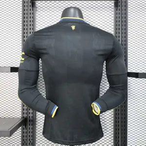 25-26 Manchester United Third Kit Player Version Long Sleeve Shirt AAAAJersey Wholesale Yupoo 3