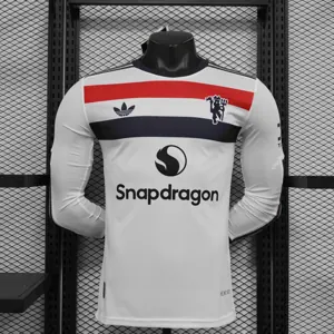 24-25 Manchester United Away Long Sleeve Kit Player Version Shirt Soccer AAAAJersey Yupoo