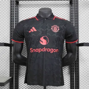 24-25 Manchester United Black Special Edition Kit Player Version Shirt AAAAJersey Supplier Yupo