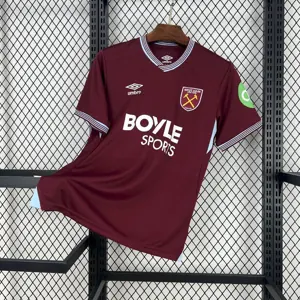 25-26 West Ham Home Kit Football Summer T-Shirt Soccer AAAAJersey Supplier Yupoo