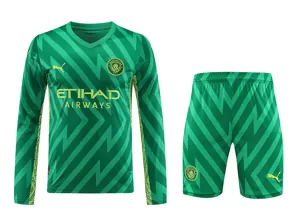 23-24 Manchester City Goalkeeper Long Sleeve Soccer Jerseys Yupoo
