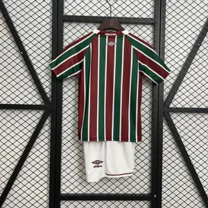 25-26 Fluminense Home Kid Kits Youth Apparels AAAAJersey Supply Yupoo 2