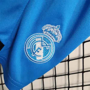 23-24 KIDS Real Madrid Blue Goalkeeper Size 16-28 Soccer Jersey 6