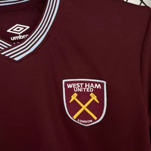 25-26 West Ham Home Kit Football Summer T-Shirt Soccer AAAAJersey Supplier Yupoo 1