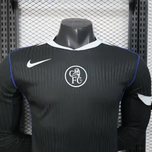 25-26 Chelsea Third Kit Player Version Long Sleeve Shirt Football AAAAJersey Dropship Yupoo 2