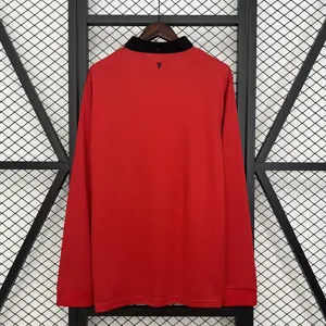 13-14 Manchester United Home Retro Kit Long Sleeve Shirt Cheap AAAAJerseys Supply Yupoo 3