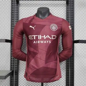 24-25 Manchester City Third Kit Long Sleeve Player Version Shirt AAAAJersey Supplier Yupoo
