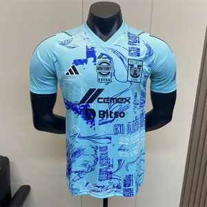 23-24 Tigres UANL Special Edition Kit Player Version Blue Shirt Soccer Jerseys Yupoo