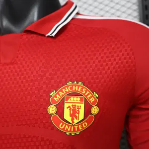 26-27 Manchester United Home Kit Mens Player Version Long Sleeve Shirt AAAAJersey Supply Yupoo 9 1