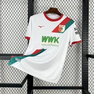 25-26 Augsburg Home Shirt Football Uniforms AAAAJersey Supply Yupoo