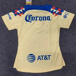 23-24 Club de Futbol America Women Shirt Home Kit Yellow Cheap Jersey Yupoo 1