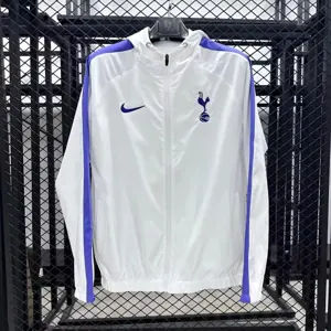 25-26 Tottenham Hotspur White Windbreaker Jackets AAAAJersey Supply Yupoo