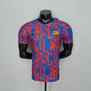 22-23 Barcelona Pre-match suit redblue player version