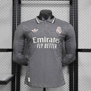 24-25 Real Madrid Third Long Sleeve Kit Player Version Shirt Sport AAAAJersey Yupoo