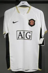 06-07 Manchester United Away Retro Kit Vintage Player Version Sino Shirt AAAAJersey Dropship Yu 4