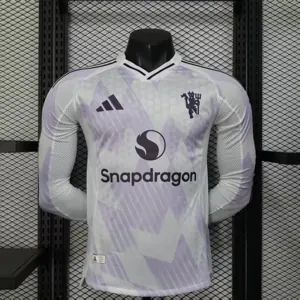 25-26 Manchester United Away Kit Player Version Long Sleeve Shirt AAAAJersey Supplier Yupoo