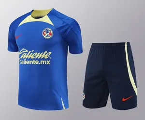 24-25 Club America Training Suits Blue Kit Soccer Jerseys Yupoo