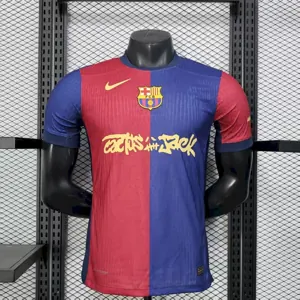 24-25 Barcelona x Travis Scott Home Kit Player Version Shirt AAAAJersey Yupoo
