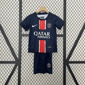 24-25 PSG Home Kid Kits Youth Apparels AAAAJersey Wholesale Yupoo