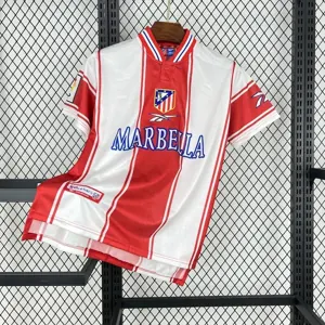 99-00 Atletico Madrid Home Retro Kit Vintage Shirt AAAAJersey Supplier Yupoo