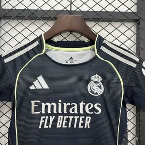25-26 Real Madrid Away Kid Kits Youth Apparels AAAAJersey Supply Yupoo 5