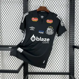 25-26 Santos Black Kit Special Edition Soccer AAAAJersey Yupoo S-2XL