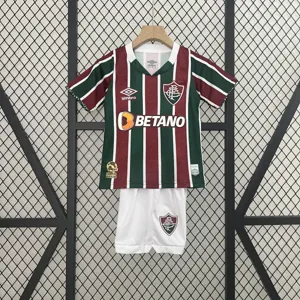 24-25 Fluminense Home Kid Kits Youth Apparels AAAAJersey Wholesale Yupoo