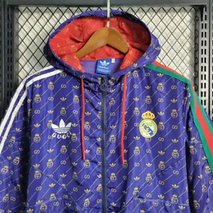 23-24 Real Madrid Windbreaker GUCCI joint 10
