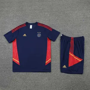 22-23 Ajax Training Suit Short Sleeve Kit Royal Blue 7