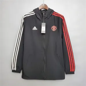 20-21 Manchester United black windbreaker
