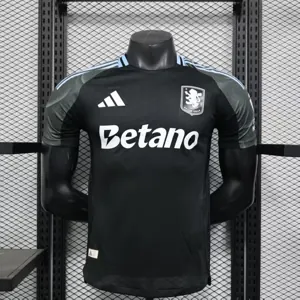 25-26 Aston Villa Away T-Shirt Football Apparels Soccer Player Version Sino AAAAJersey Yupoo