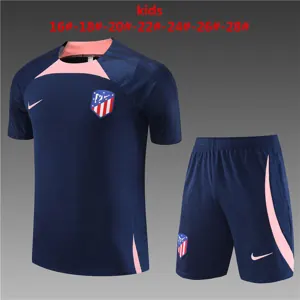 23-24 Atletico Madrid Kids Training Soccer Jerseys Yupoo