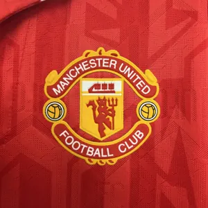 92-94 Manchester United Home Retro Kit Long Sleeve Shirt Cheap AAAAJerseys Supply Yupoo 4