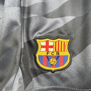 23-24 Kids Goalkeeper Barcelona Black Size 16-28 3