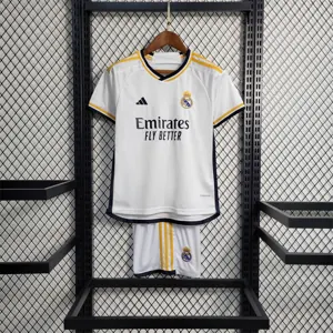 23-24 Real Madrid home kids kit