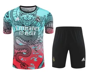24-25 Real Madrid Dragon Training Kits(Top+Shorts) Football Replicas Yupoo