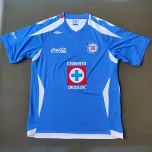 2008 Cruz Azul Home Retro Kit Vintage Shirt Soccer Jerseys Yupoo