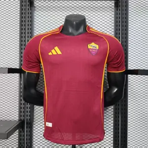 25-26 Roma Home Player Version Kit Soccer Sino Shirt AAAAJersey Supply Yupoo