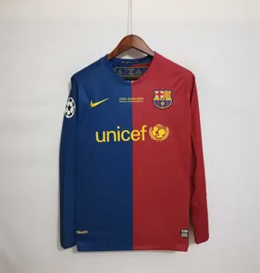 08-09 Barcelona home long sleeve