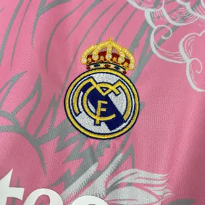25-26 Real Madrid Pink Dragon Special Edition Shirt AAAAJersey Dropship Yupoo 1