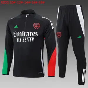 24-25 Arsenal Kids Long Sleeve Training Suit Football Shirts