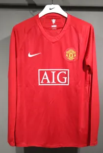 07-08 Manchester United Home Retro Kit Vintage Player Version Shirt AAAAJersey Dropship Yupoo 8