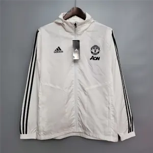 20-21 Manchester United whiteblack border windbreaker